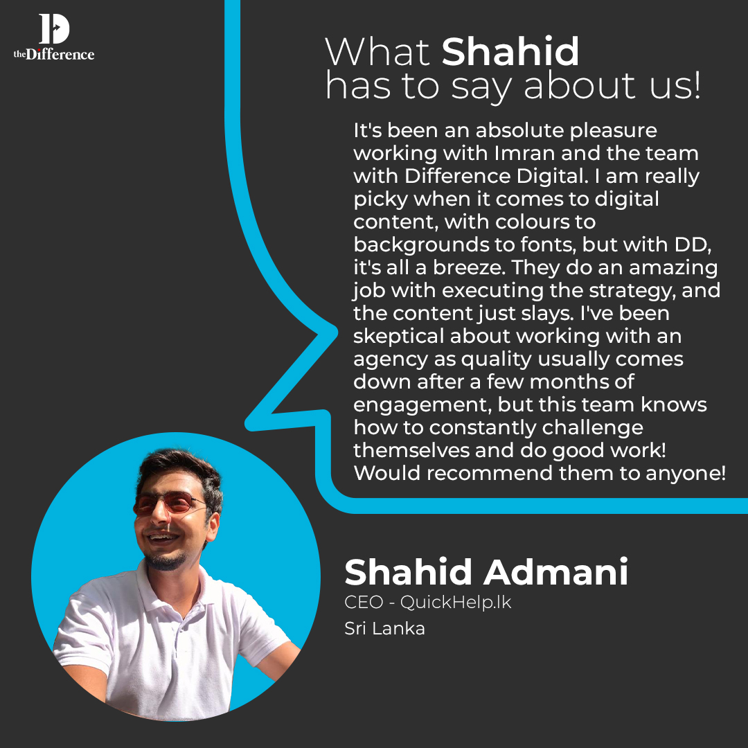 Quote from Shahid Admani